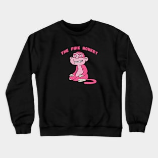 the pink monkey Crewneck Sweatshirt